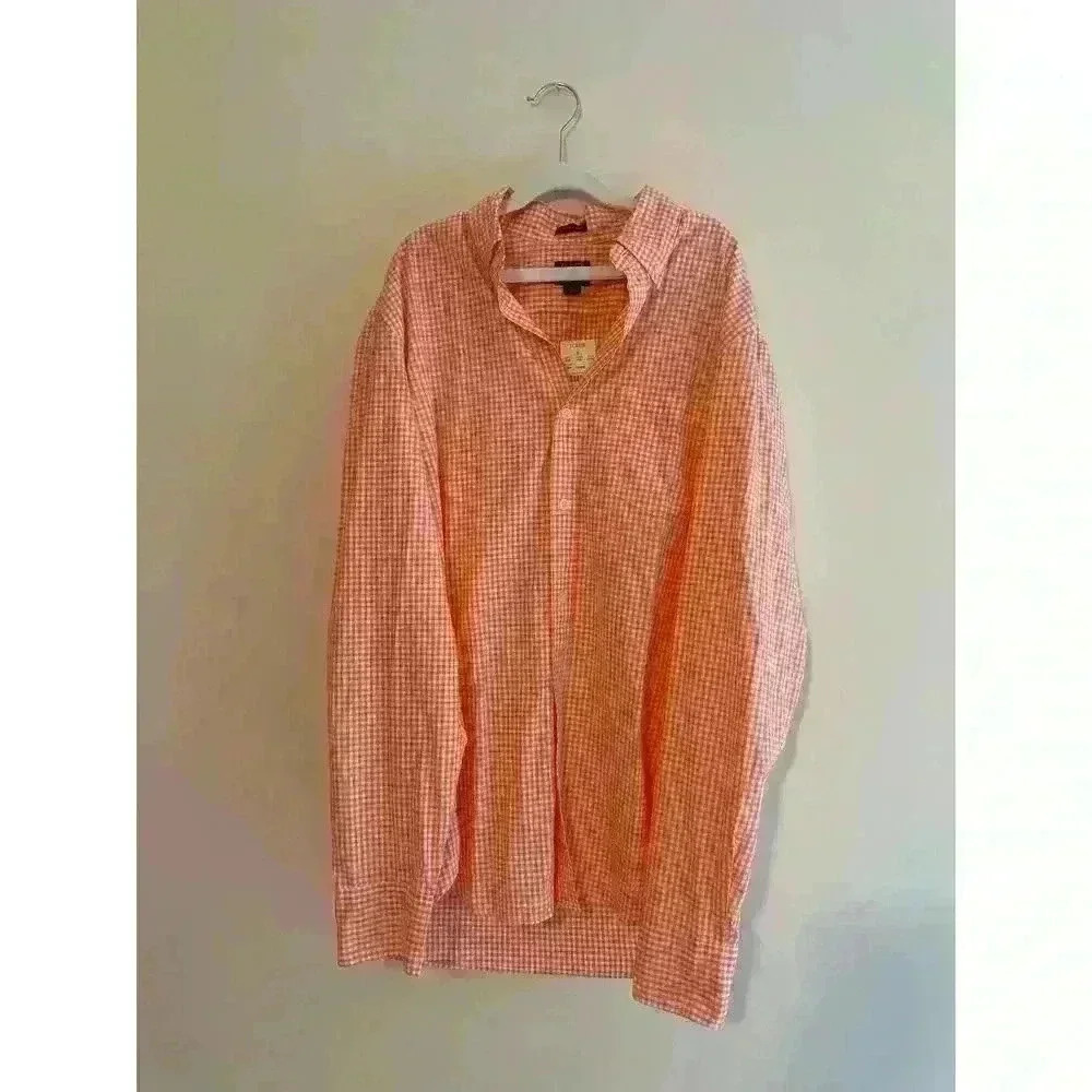 NWT J. Crew Classic Flex Washed Button Up Shirt Size M